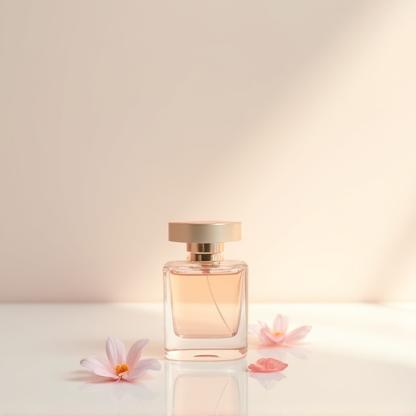 Perfume natural en frasco elegante